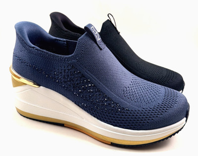じぇそん Skechers by Mark Nason 177633 Slip-Ins Mid Wedge Fashion Sneaker