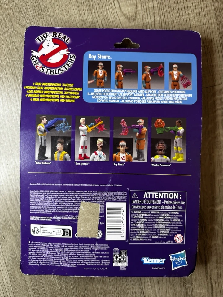 Hasbro Ghostbuster Fright Feature Classic 1984 Ray Stantz & Jail Jaw Ghost Foto 2 de 2