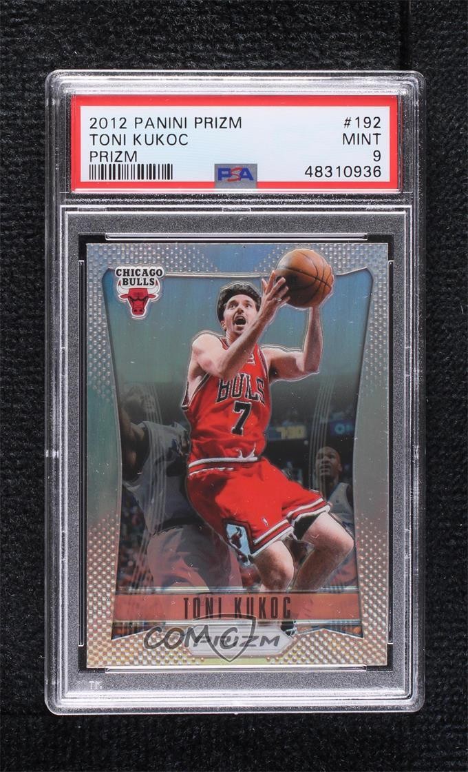 2012-13 Panini Prizm Silver Prizm Toni Kukoc #192 PSA 9 MINT ne4