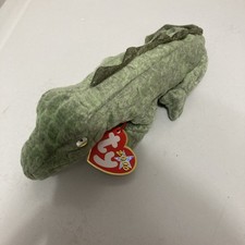 Ty Beanie Baby Swampy the Alligator DOB January 24, 2000 MWMT Free Shipping