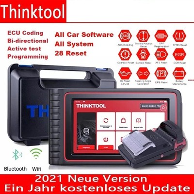 THINKTOOL Pro Profi KFZ Diagnosegerät Auto OBD2 Scanner Alle System K-ey Coding
