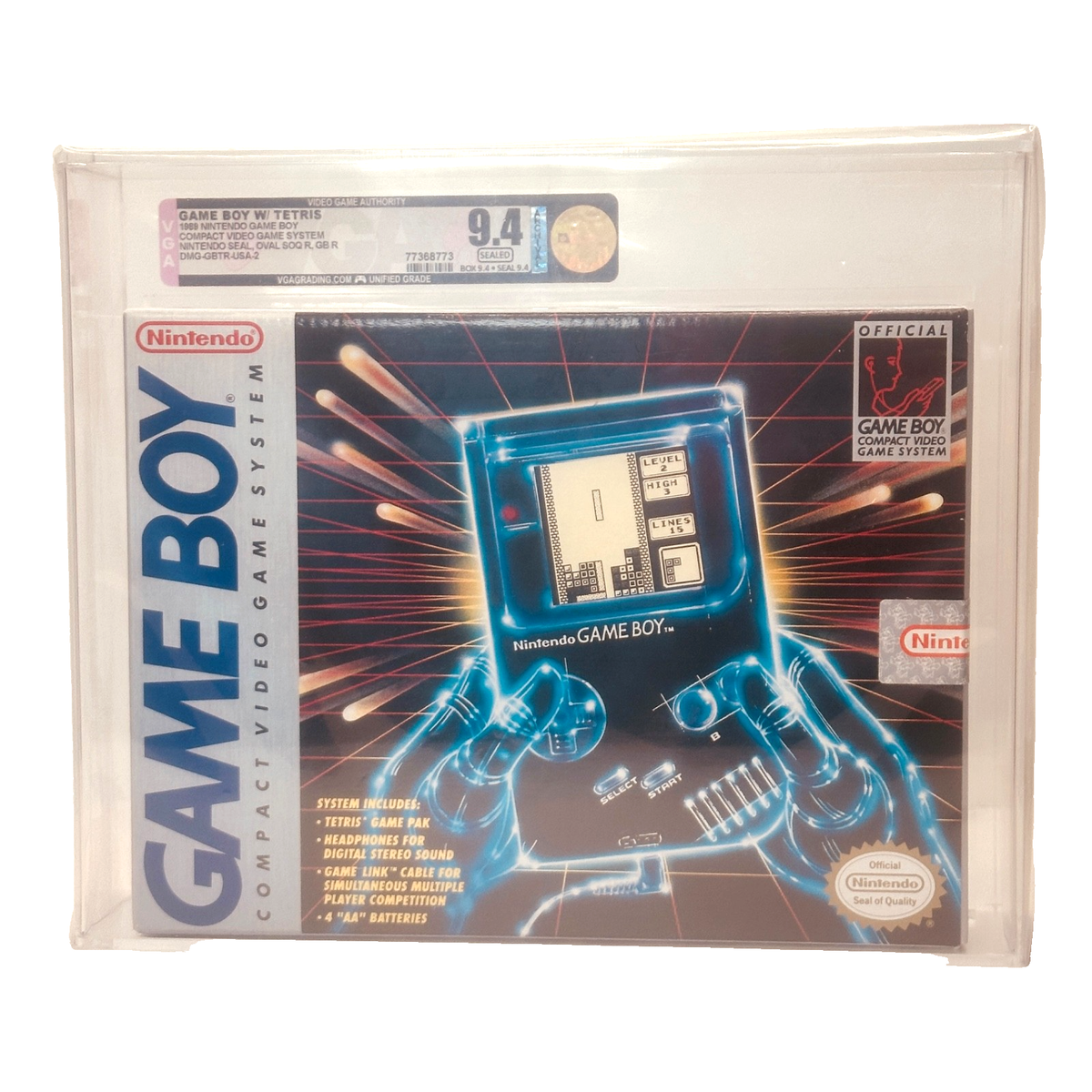 Game Boy Nintendo Tetris 1989 VGA 9.4 High Grade DMG-GBTR-USA-2 | eBay