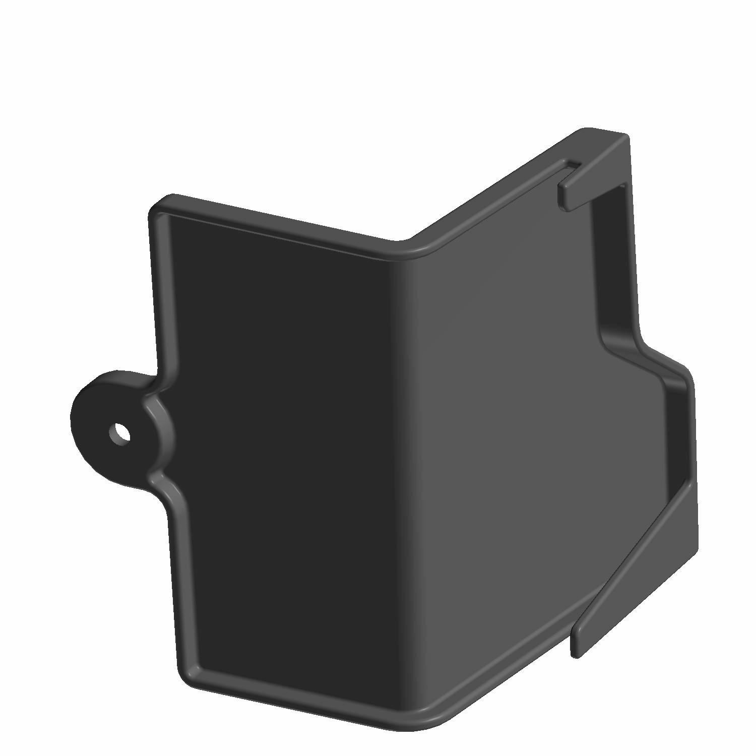 Polaris Left Rear Rop Plastic Cover, Black, for RZR Models - 5453087-070