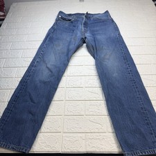 Vintage Levi's 501XX Made In USA Jeans Mens 34x32 Straight Leg Button Fly Denim