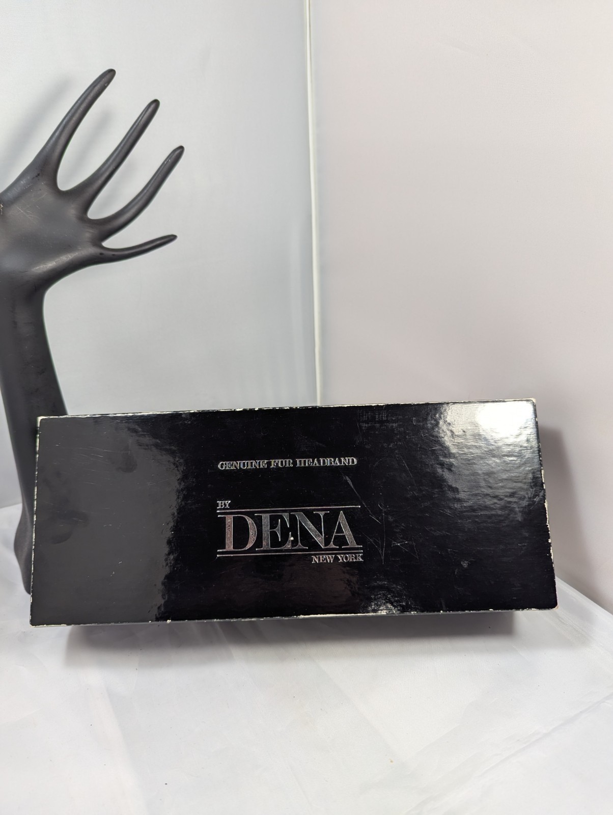 Genuine Fox Fur Brown/Burgundy Headband/Winter Accessory VTG 80s/90s