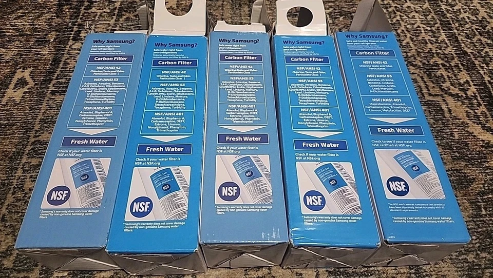 6 PACK Genuine Samsung DA29-00020B HAF-CIN/EXP Refrigerator Water Filter (New) - Image 4 of 4