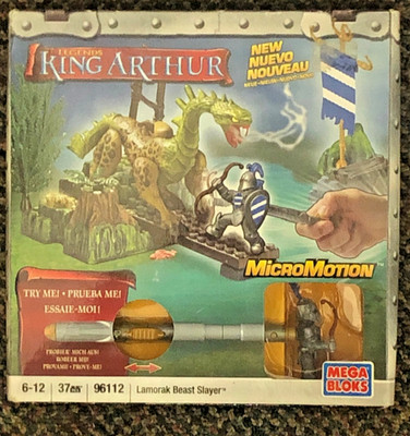 MEGA BlOKS KING ARTHUR LAMORAK BEAST SLAYER SET 96112  FREE SHIPPING