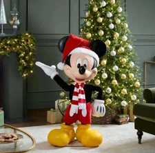 Disney 4 ft Animated Holiday Mickey Mouse Home Depot -Christmas Animatronic