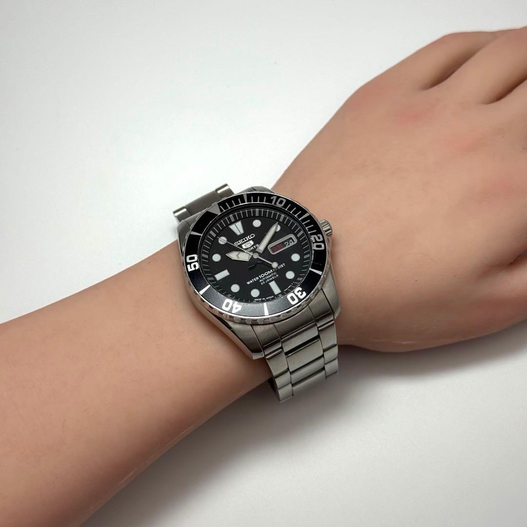Seiko 5 Sports Men's Black Watch - SNZF17J1 for sale online | eBay