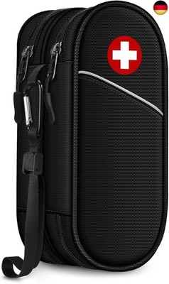 SITHON EpiPen Medical Carry Bag, Portable Double Layer Emergency Bag, Insulated