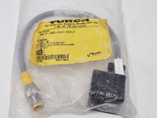 Turck VAS 22-B653-0.3M-RS 5.3T Valve Cordset Cable U1201-09 New