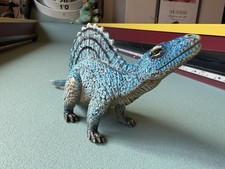 AAA Large Blue DIMETRODON Dinosaur Figure VINTAGE Toy Prehistoric RETIRED