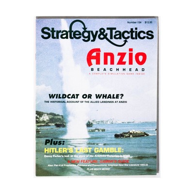 SPI Strategy & Tactics #134 w/Anzio Beachhead Mag VG+