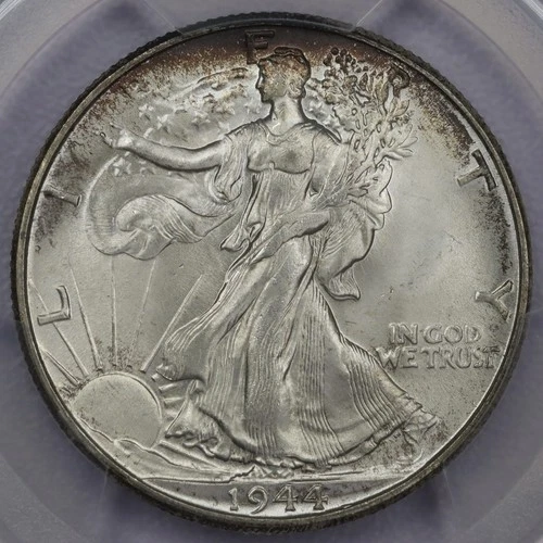 1944 50c Walking Liberty Half Dollar - PCGS MS 65