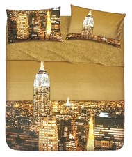 Lenzuola Bassetti New York Matrimoniale stampa digitale 100% puro cotone