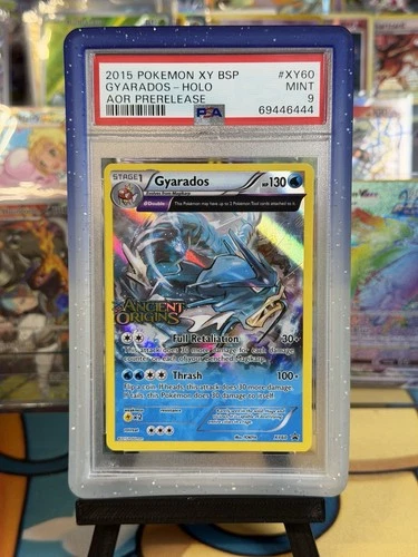 Gyarados - 2015 Pokemon XY Ancient Origins Prerelease Promo #XY60 - PSA 9