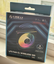Lian Li UNI FAN CL Wireless 120 Reverse Blade ARGB Black 4-Pin 2100RPM FDB