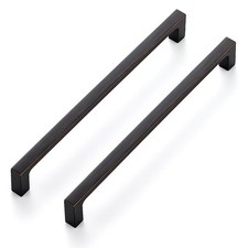 10 PCS OilRubbed Bronze 71/2 Inch Solid Square Kitchen Cabinet Handles Pulls