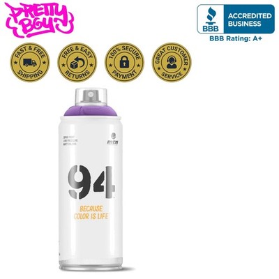 Aerosol MTN 94 Ultraviolet Spray Paint - High Coverage, ASTM Certified 400ml