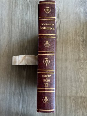 1768 Encyclopedia Britannica Book Vintage 1960 Volume 12