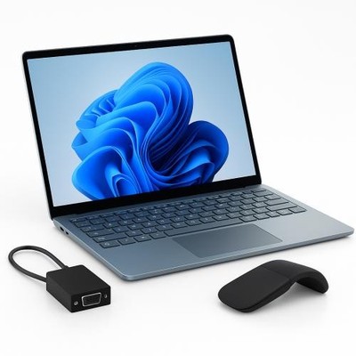 Microsoft Surface Laptop Copilot+ PC + Arc Mouse + Microsoft Surface USB-C to VG