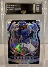 2020 Panini Chronicles Crusade - Bo Bichette #1 Silver Prizm (RC) Blue Jays