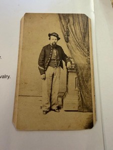 Civil War CDV Abraham Lowman 2nd/1st Pa Cavalry Regiments