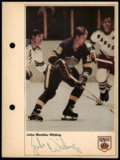 1971-72 Toronto Sun NHL Action Players Juha Widing Los Angeles Kings 1971-72 Toronto Sun NHL Action Players Juha Widing Los Angeles Kings