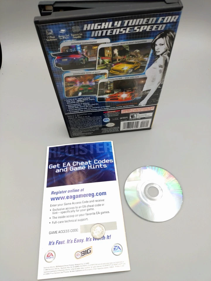 Need for Speed: Underground (Nintendo Gamecube) CIB Complete Tested Working - Image 2 of 2