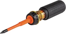 Insulated Screwdriver, 2-in-1 Screwdriver Set with Flip Blade, #1 and #2 Square