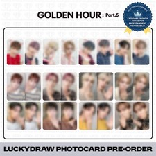 [PreSale] ATEEZ 14th Mini Golden Hour Part.5 JumpUpEnt Lucky Draw Photocard
