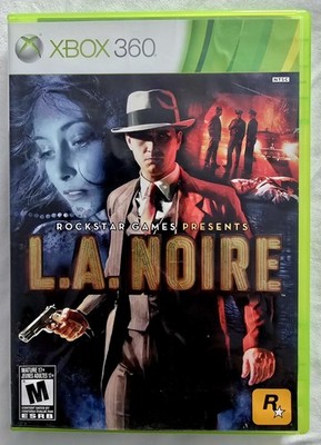 L.A. Noire Xbox 360 Complete CIB 3-Disc w/ Manual NTSC Rockstar