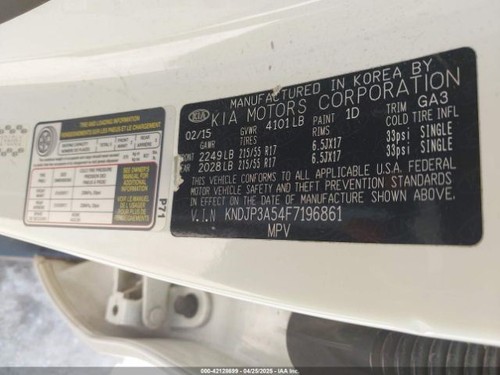 2015 KIA SOUL Transmission Shift  - Picture 10 of 24