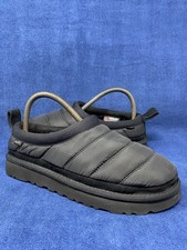 UGG Black Quilted Fabric Suede Tasman LTA Slippers women  s size 7 US or UK 5