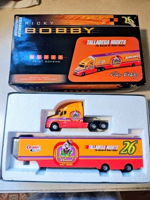 Ricky Bobby Laughing Clown Race Car Hauler Die Cast Talladega