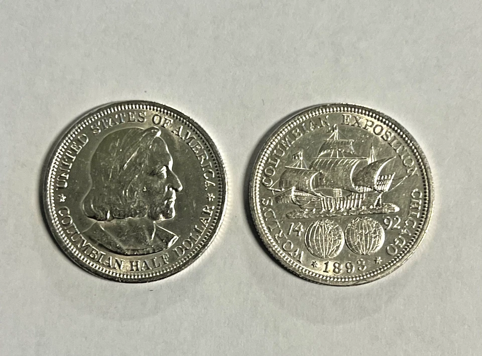 1893 Columbian Exposition Commemorative Silver Half Dollar; Full Roll: 20 Coins - Image 4 of 4