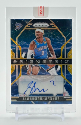 2024-25 Panini Prizm Shai Gilgeous-Alexander Prizmatrix On-Card