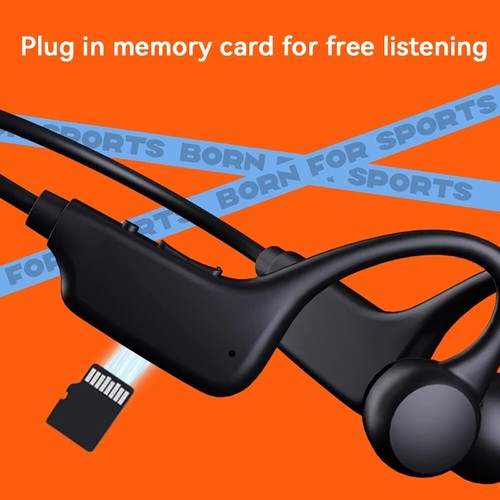 IPX5 waterproof Bone Conduction Headphones Gym & Workout - Zdjęcie 12 z 14