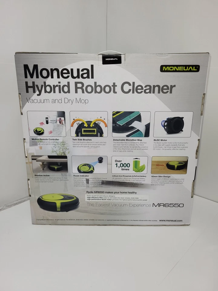 Moneual Rydis MR6550 - Green - Robotic Vacuum Cleaner - Image 2 of 4