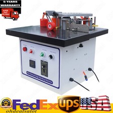 1200W Portable Edge Bander Device Double Side Gluing Wood Banding Machine 110V