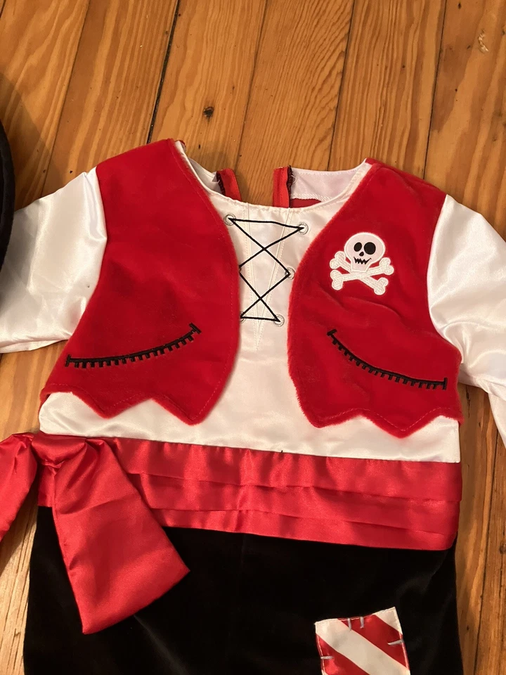 Disfraz pirata koala niños talla 12 M Halloween sombrero botas traje gancho Foto 4 de 4