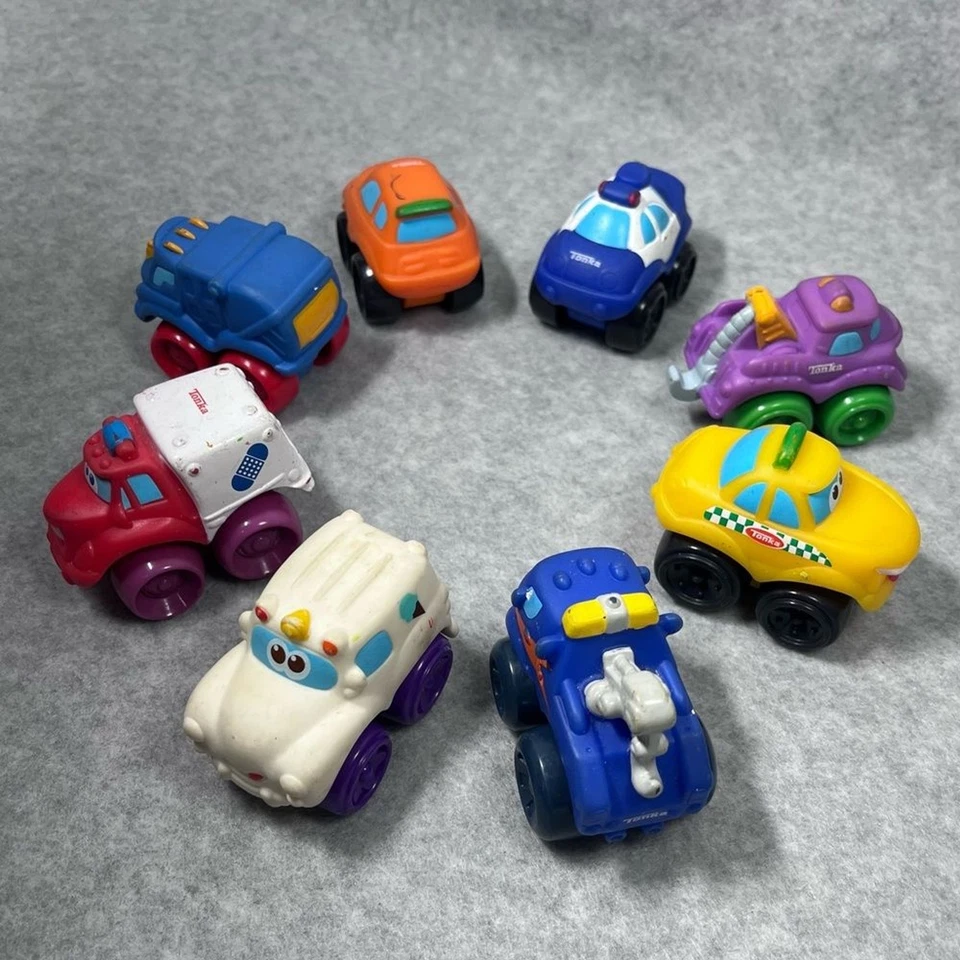 Tonka Lil Chuck & Friends 2.5" Cars Trucks Wheel Pals Lot of 8 Hasbro 2005-2009 - Image 3 of 4