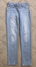 JUSTICE for Girls low rise jeans jeggings 12 s light wash