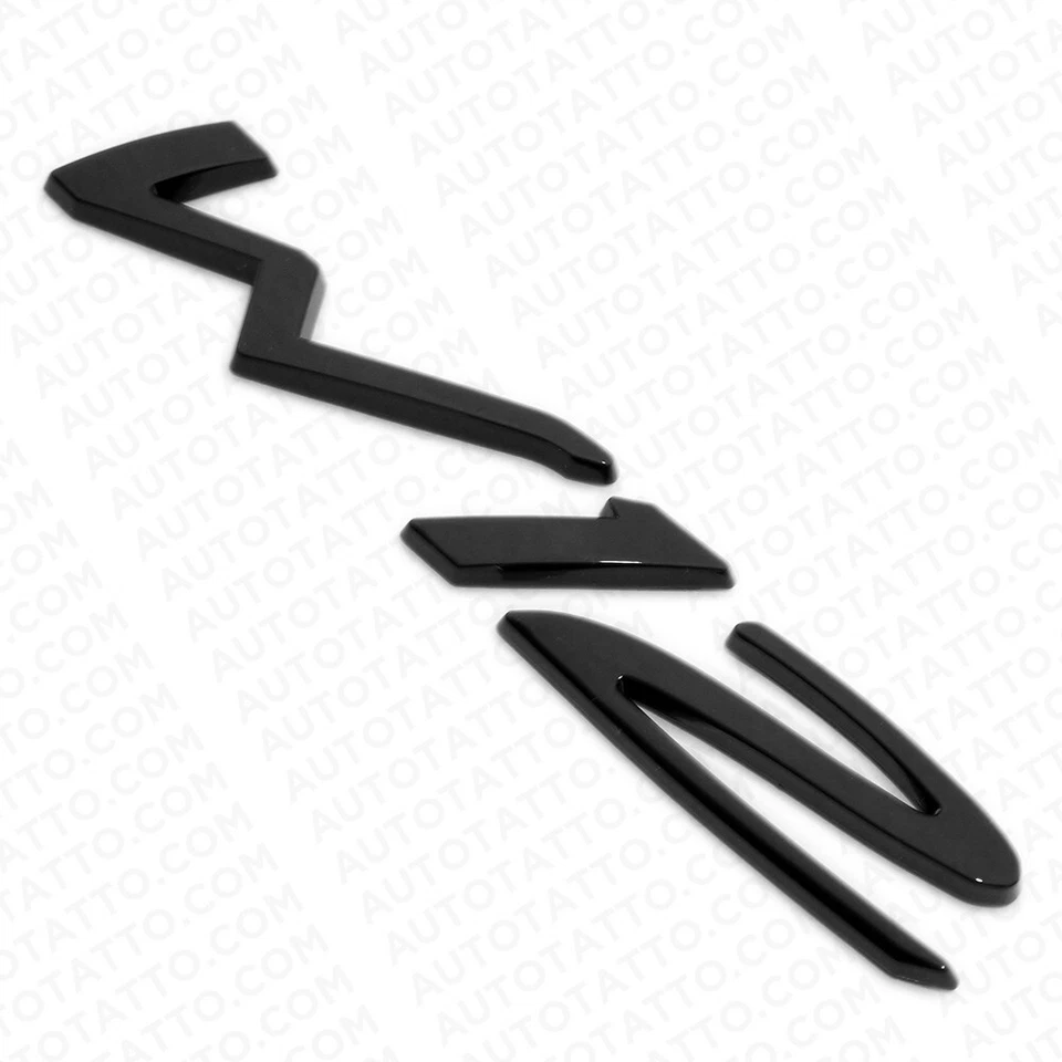 2x Bentley Continental GT Speed W12 guardabarros lateral insignia emblema negro brillante Foto 3 de 4