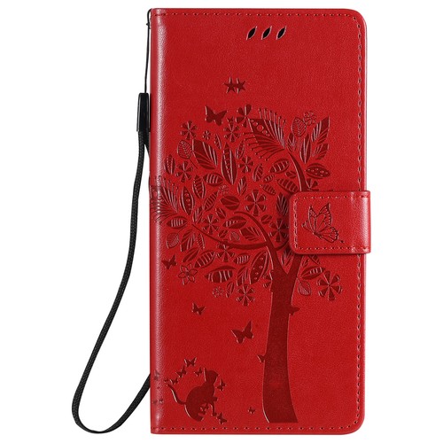 For Huawei Honor 80 50 Tree Pattern PU Leather Flip Wallet Case Phone Case Cover - Picture 18 of 24