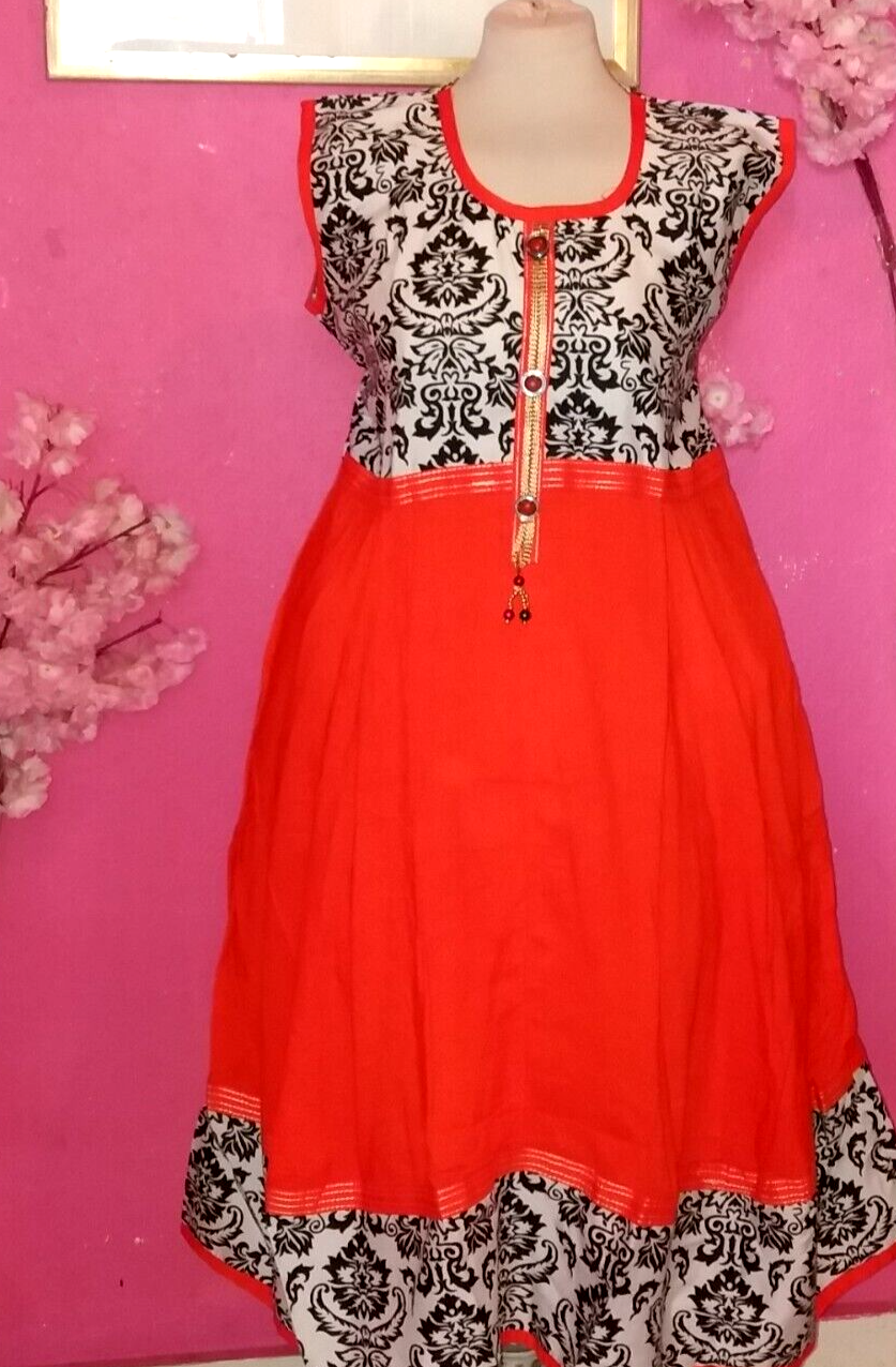 PLUS SIZE DRESS ORANGE FLORAL DRESS ( SIZE 2XL ) eBay