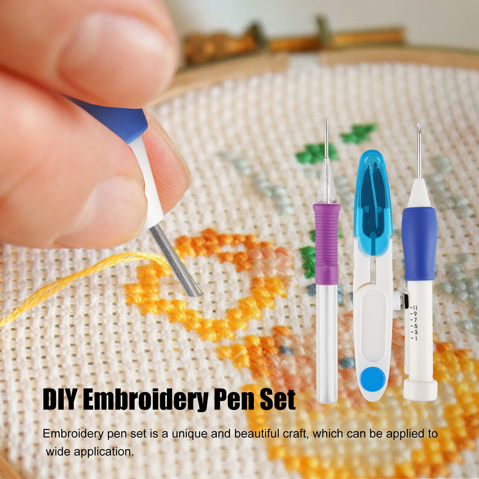 Embroidery Set for Beginners Adults Cross Stitch Starter Kit Embroidery