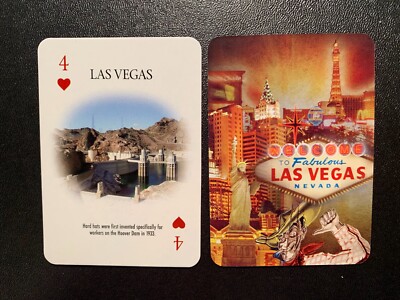 swap playing card    LAS VEGAS      Hard Hats at Hoover Dam      Single Card