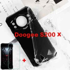 Case Cover  Tempered Glass Cover Screen Protector For DOOGEE S200x S200 Plus