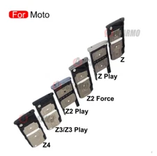 SIM Card Sim Tray Slot Holder Socket For Motorola Moto Z Z2 Z3 Play Z4 Z2 Force